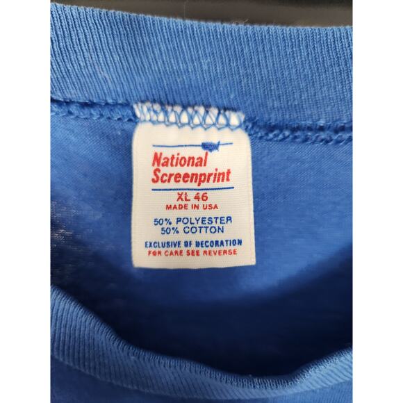 Vintage 80s Kansas Jayhawks T men's XL - Picture 3 of 6